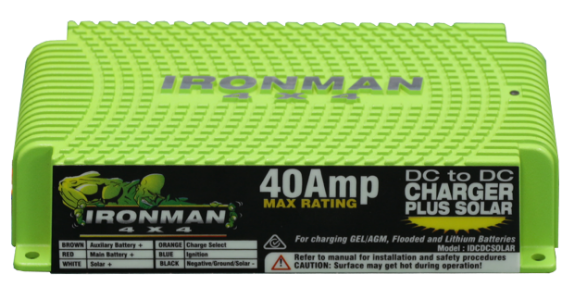40A DC to DC Battery Charger with Solar Input: